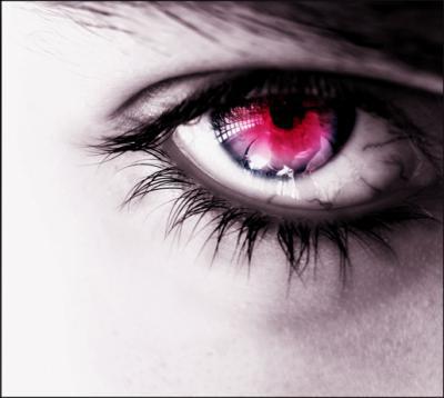 Regard rouge